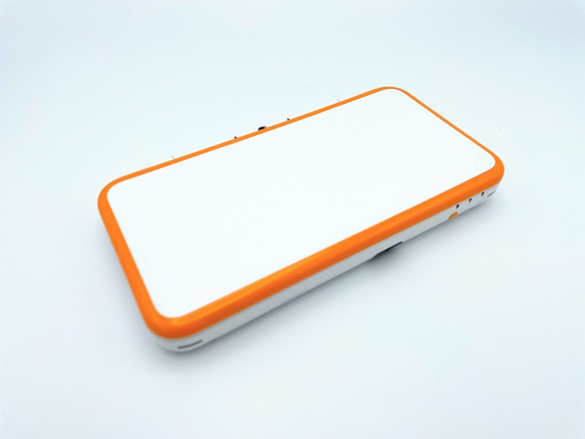 New Nintendo 2DS XL LL Console Only White Orange Japanese Used
