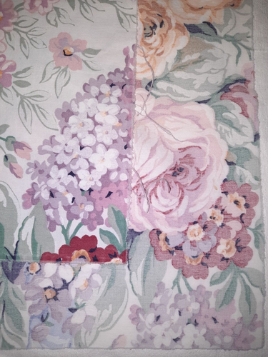 Vintage Ralph Lauren Allison Cutter Sheet Fabric Remnant 96" X 28” Crafting - Picture 4 of 10