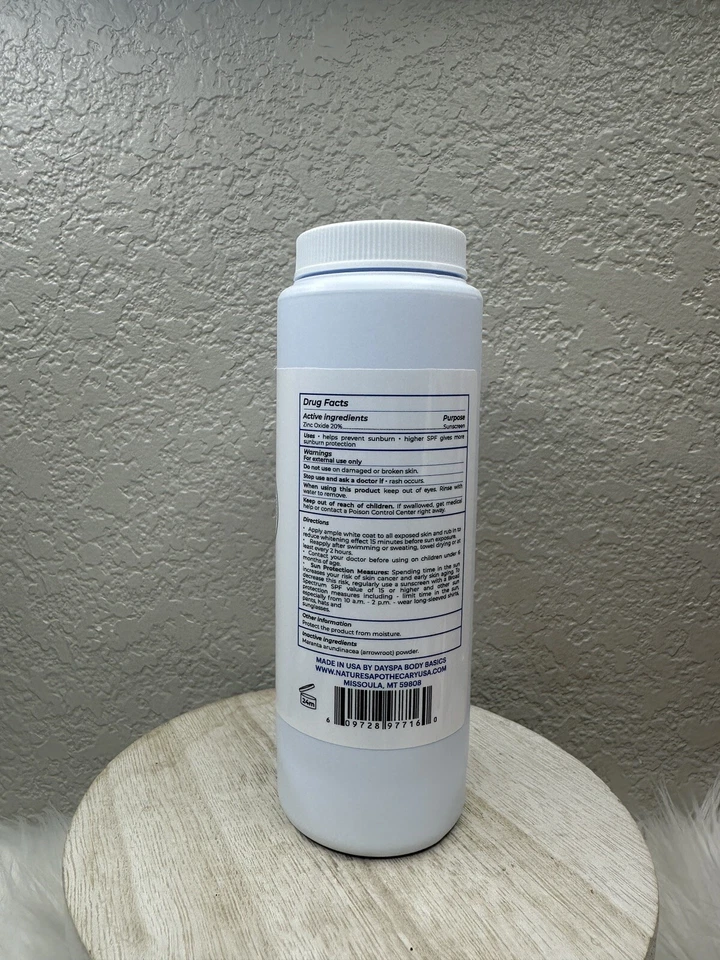 All-Natural, Benzene Free, Non Nano Zinc Oxide Sunscreen Powder SPF 30 NEW - Image 2 of 2