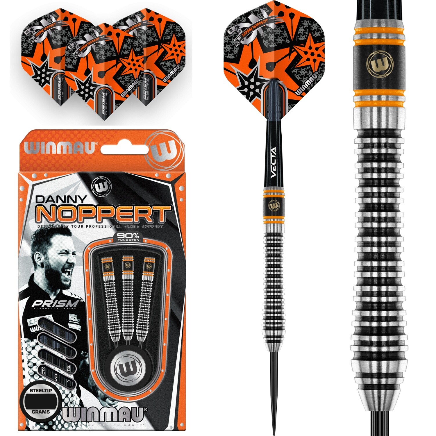 Winmau - Специальное издание Дэнни Нопперта 20 - Steeldart 15790₽