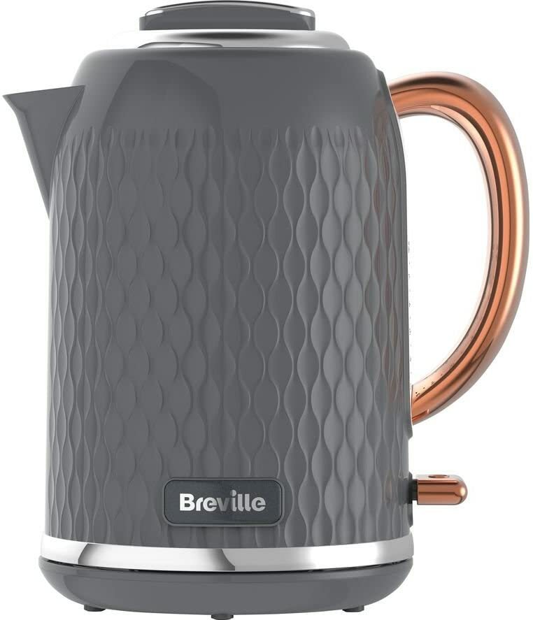 Rose Gold Breville 4 Slice Toaster with Electric Jug Kettle Canisters