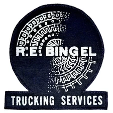 Buffalo NY Company Patch Robert E. Bingel Inc REB Rentals Trucking Service VTG.