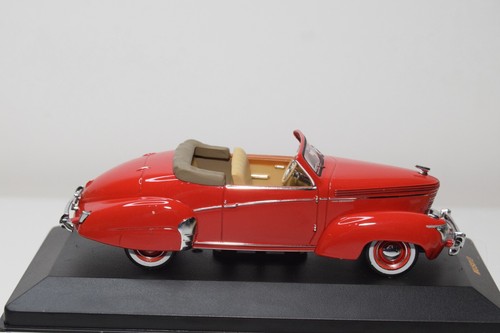B28 1:43 IXO MUSEUM MUS013 GRAHAM PAIGE ROADSTER SHARKNOSE 1939 RED MIB - Picture 8 of 18