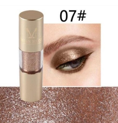 MISS ROSE Liquid Glitter Eyeshadow #7 Smokey Storm