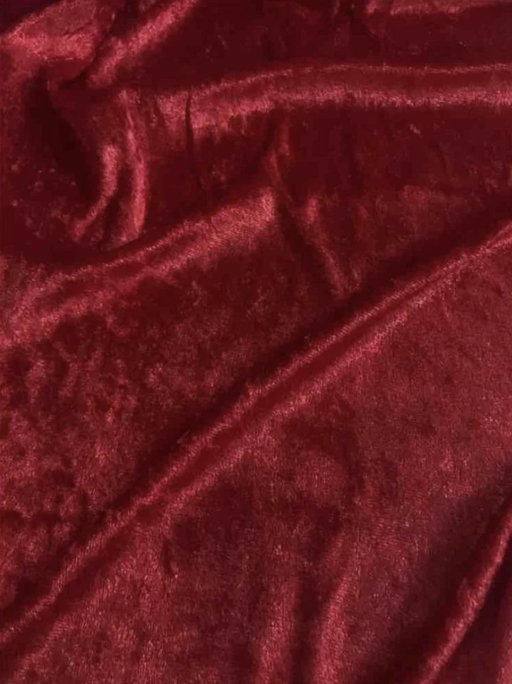 100% Panne Velvet Velour Fabric by The Yard - Image 2 of 4