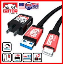 USB-C Charger Cable Data Sync Home Wall Charger for Samsung LG Motorola Android