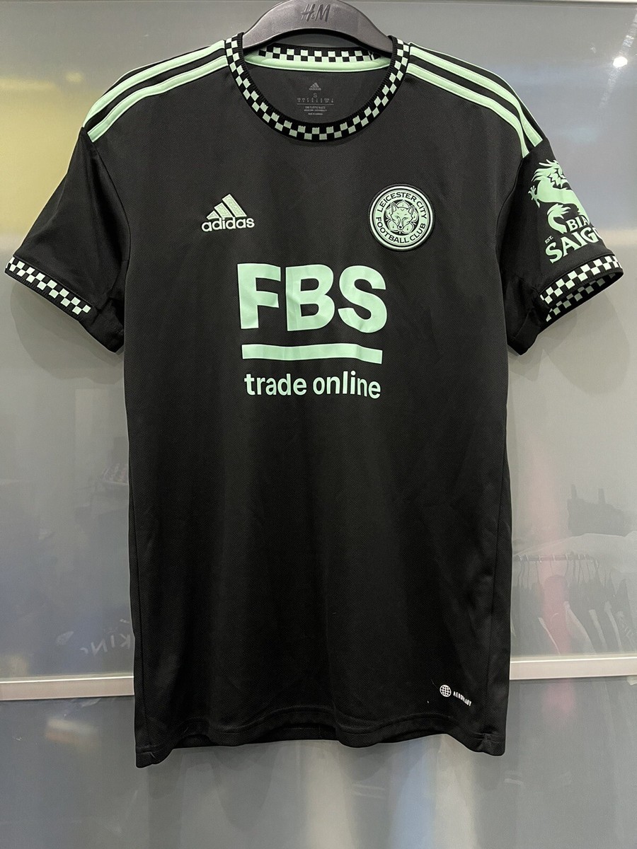 Adidas Leicester City 2022 23 Shirt Mint Mens Small Top