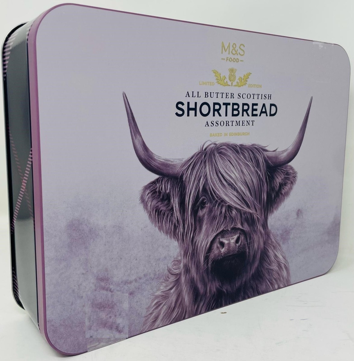 Shortbread Biscuits Stag tin M&S Scottish Butter 1x 650g Mark  