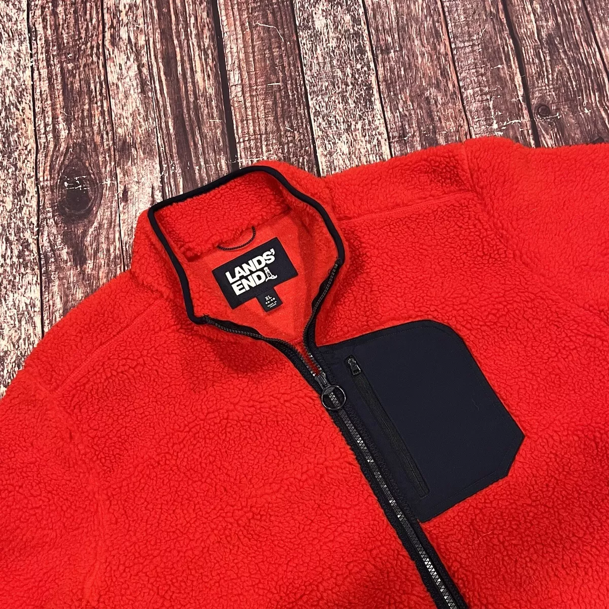 Lands end sherpa clearance fleece