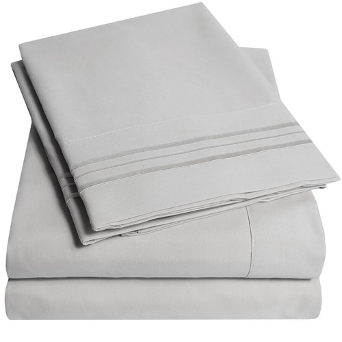 Split Top California King Sheet 4 pc set For Sleep Number Bed 1900 Deep Pockets - Picture 15 of 33