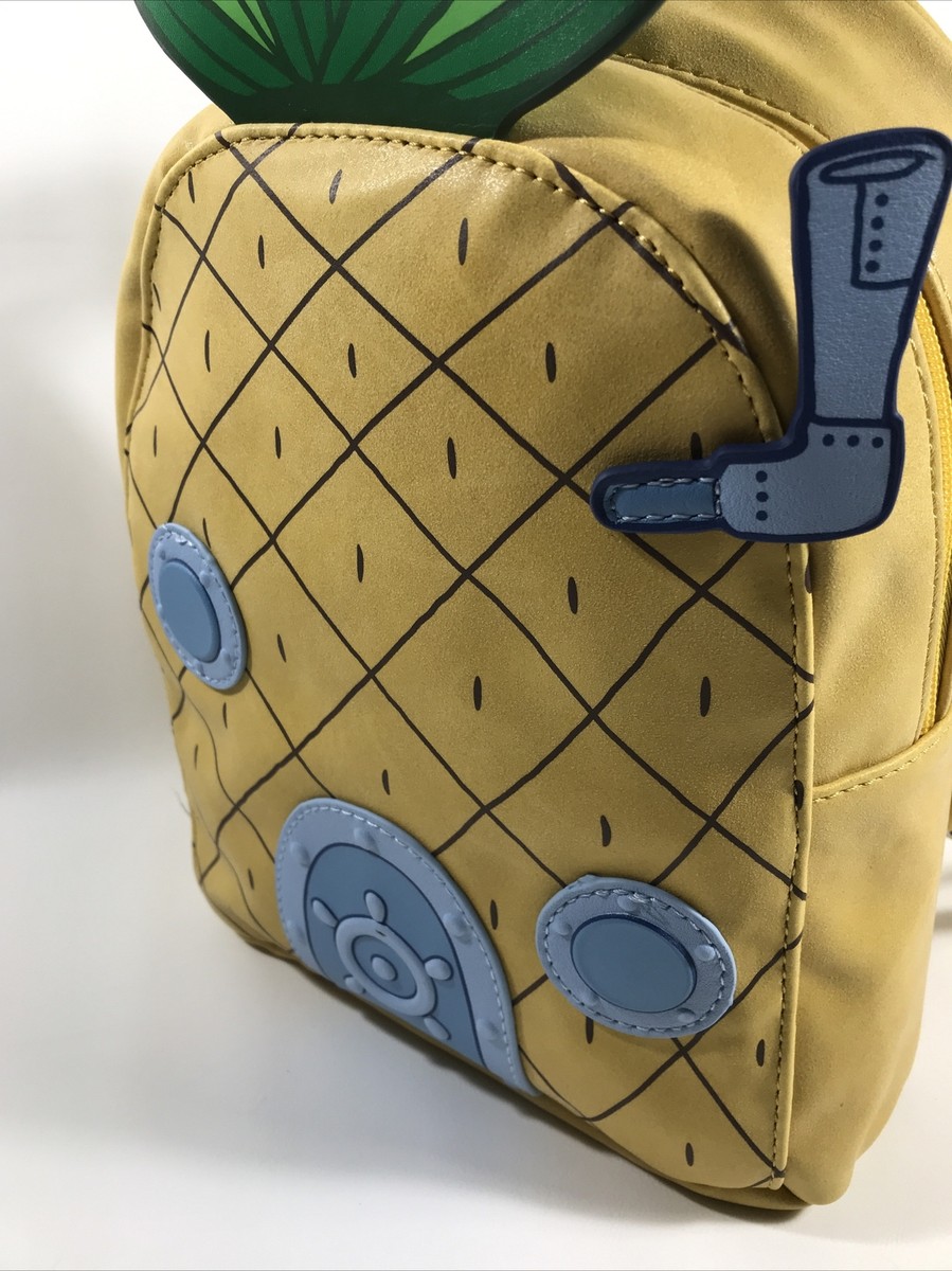BIOWORLD SPONGEBOB PINEAPPLE DECORATIVE 3D MINI BACKPACK Spongebob Squarepants Cartoon Pineapple House 3D Mini  main image 2