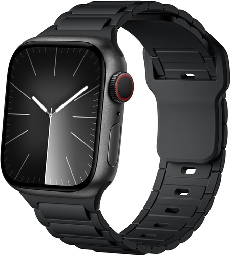 Compatible with Apple Watch Band for Men, 44Mm 46Mm 49Mm 42Mm,Sport Silicone Com