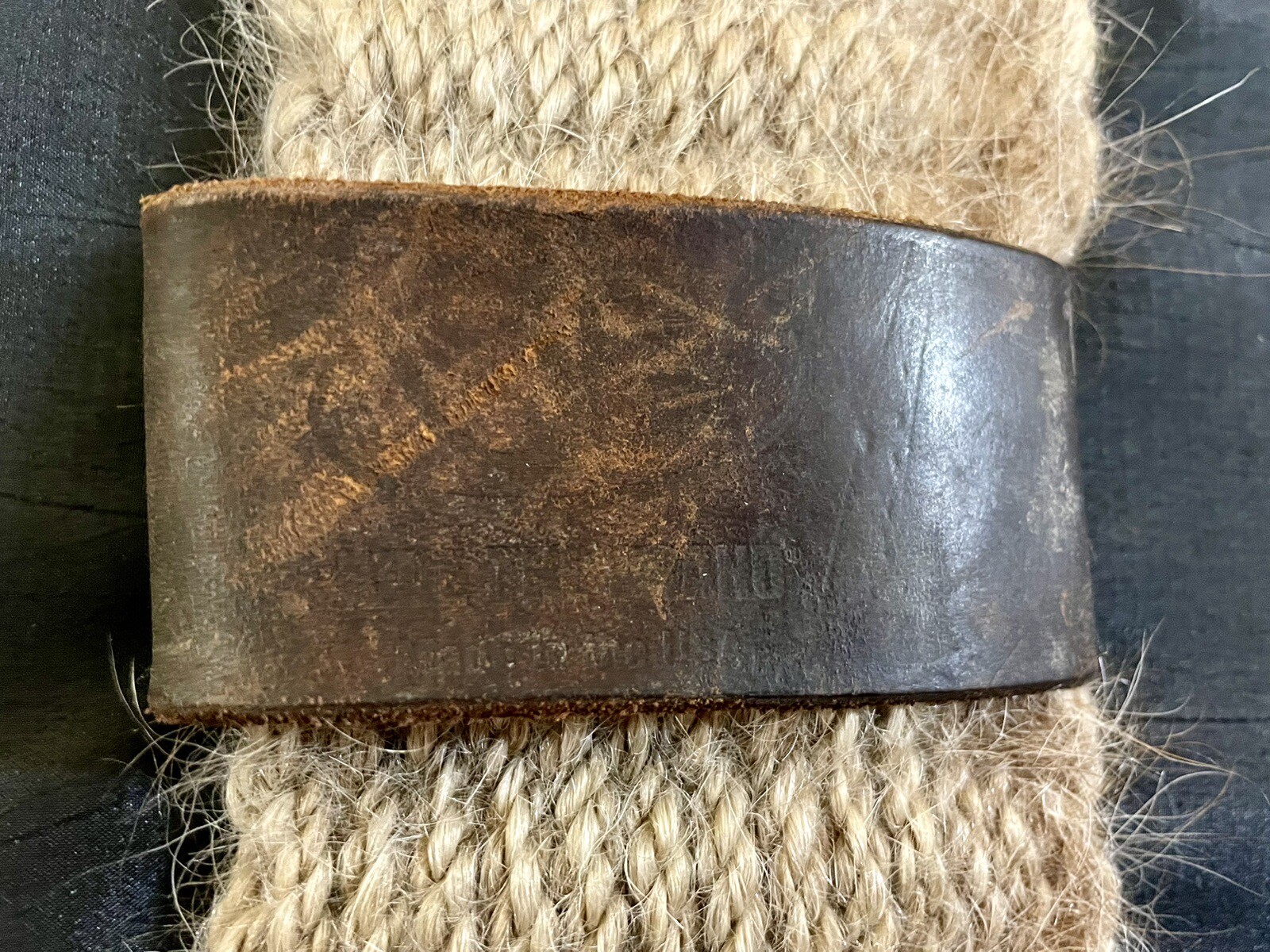 27" Mohair Cinch Weaver Leather Ride The Brand 27 Strand Roper Cinch Made in USA eBay