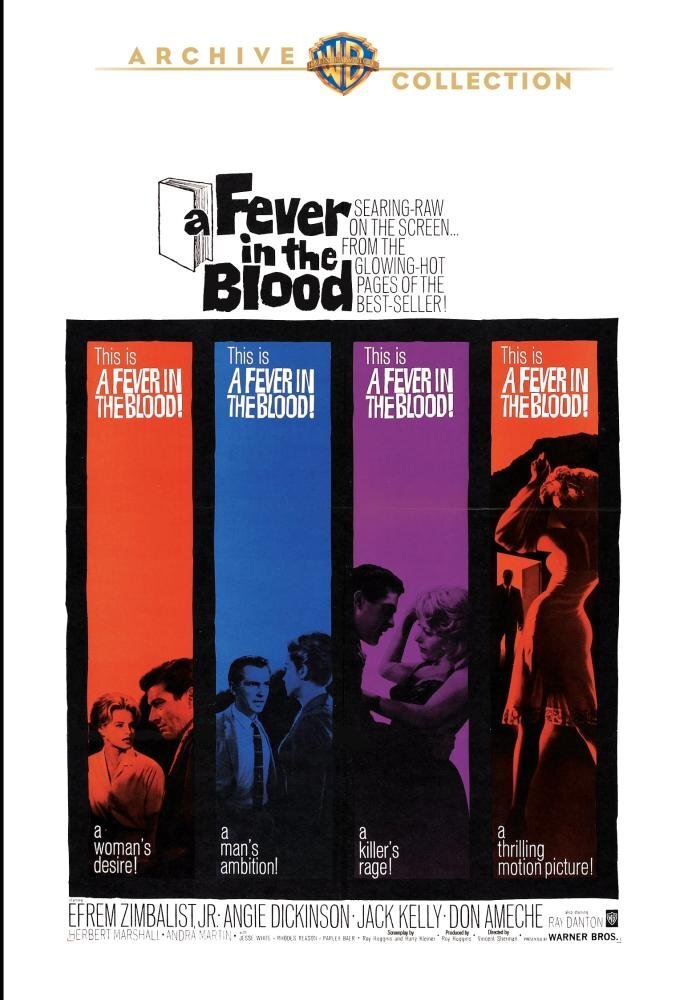 Fever In The Blood (DVD) Efrem Zimbalist Jr. Efrem Zimbalist Jr. Angie Dickinson