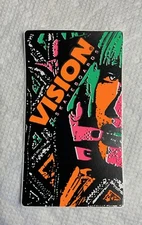Vintage skateboard sticker Vision Aggressor World NOS Deck Sims Powell Alva T&C