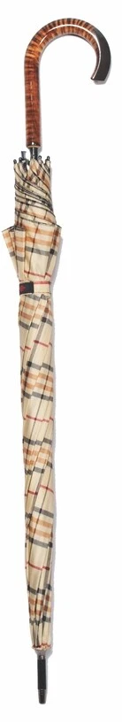 Paraguas estilo antiguo tostado tartán arce ladrón Foto 2 de 2
