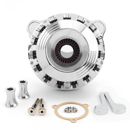 Air Cleaner Intake Filter For Harley Road King Road Glide 08-16 Dyna 2017 Chrome - Picture 7 of 9