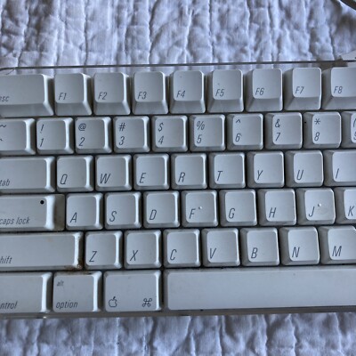 Apple A1048 English Layout wired full size USB keyboard 658-0306