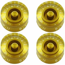NEW (4) Gold 0-11 Speed Knobs CTS Split Shaft Pots Made for USA