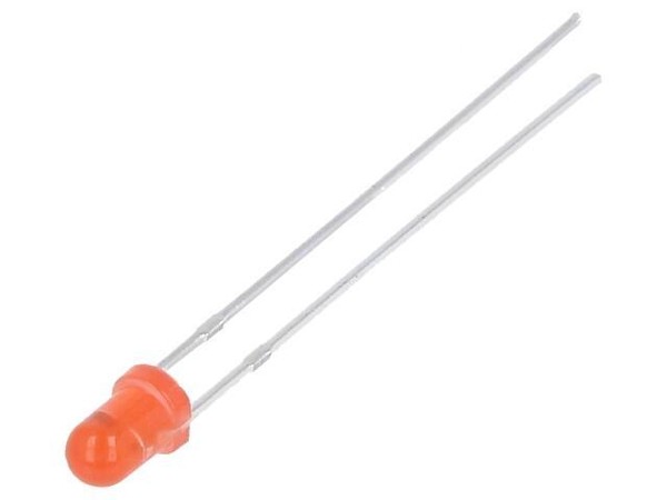 2X OSR5JS3164A Led 3 Mm Rot 220-330Mcd 60° 3-5V 20Ma AusfüHrung: Blinkend Optosu-image