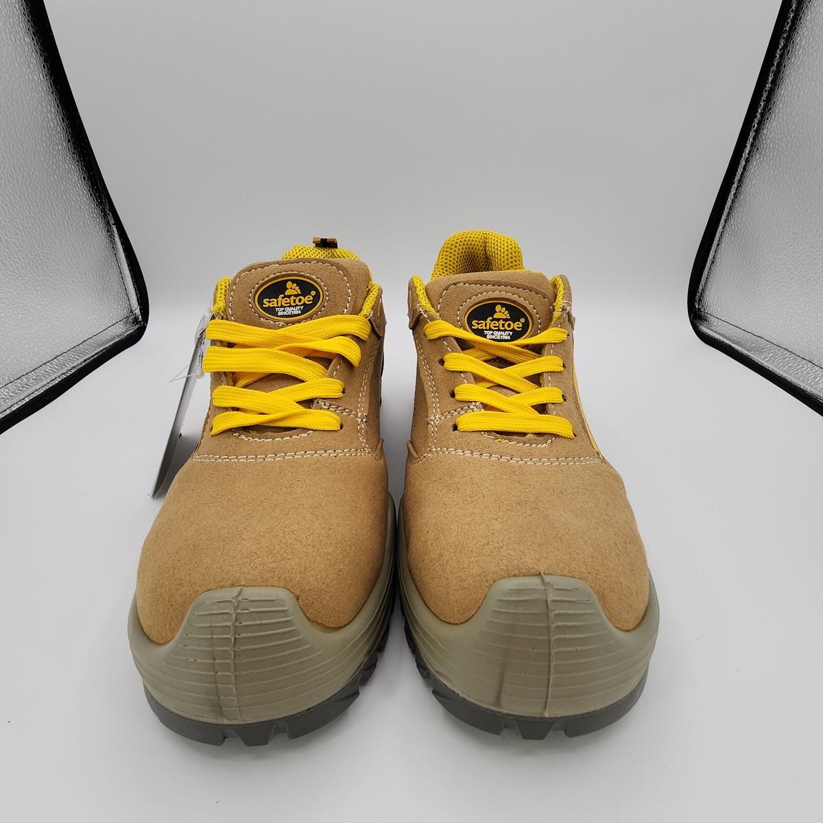 Safetoe Mens Safety Shoes Mens 6 / Womens 8 Steel Toe Work  display picture 3