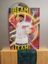 2022 Stadium Club Chrome Hunter Greene Beam Team #BT-11 Reds