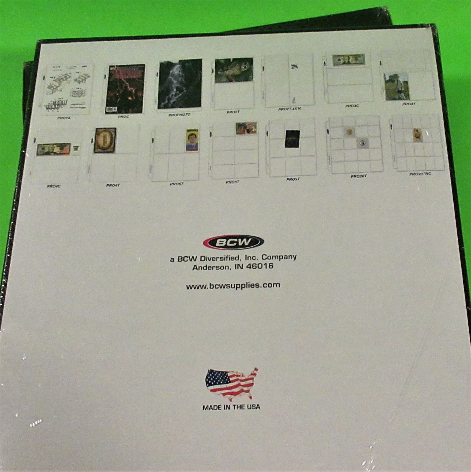 100 BCW PRO 4POCKET PAGES FOR PHOTOS, POSTCARDS, SMALL COVERS