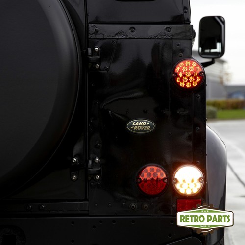 95mm Amber LED Indicator Lamp Light Upgrade Land Rover 90 110 Defender NAS - Picture 4 of 4