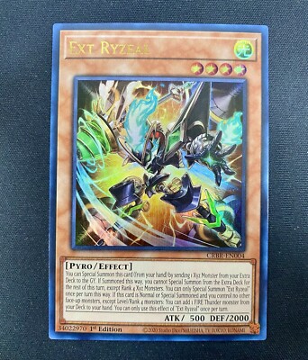 Yu-Gi-Oh! Card - Ext Ryzeal - CRBR-EN004 - Ultra Rare - 1st Edition NM ...