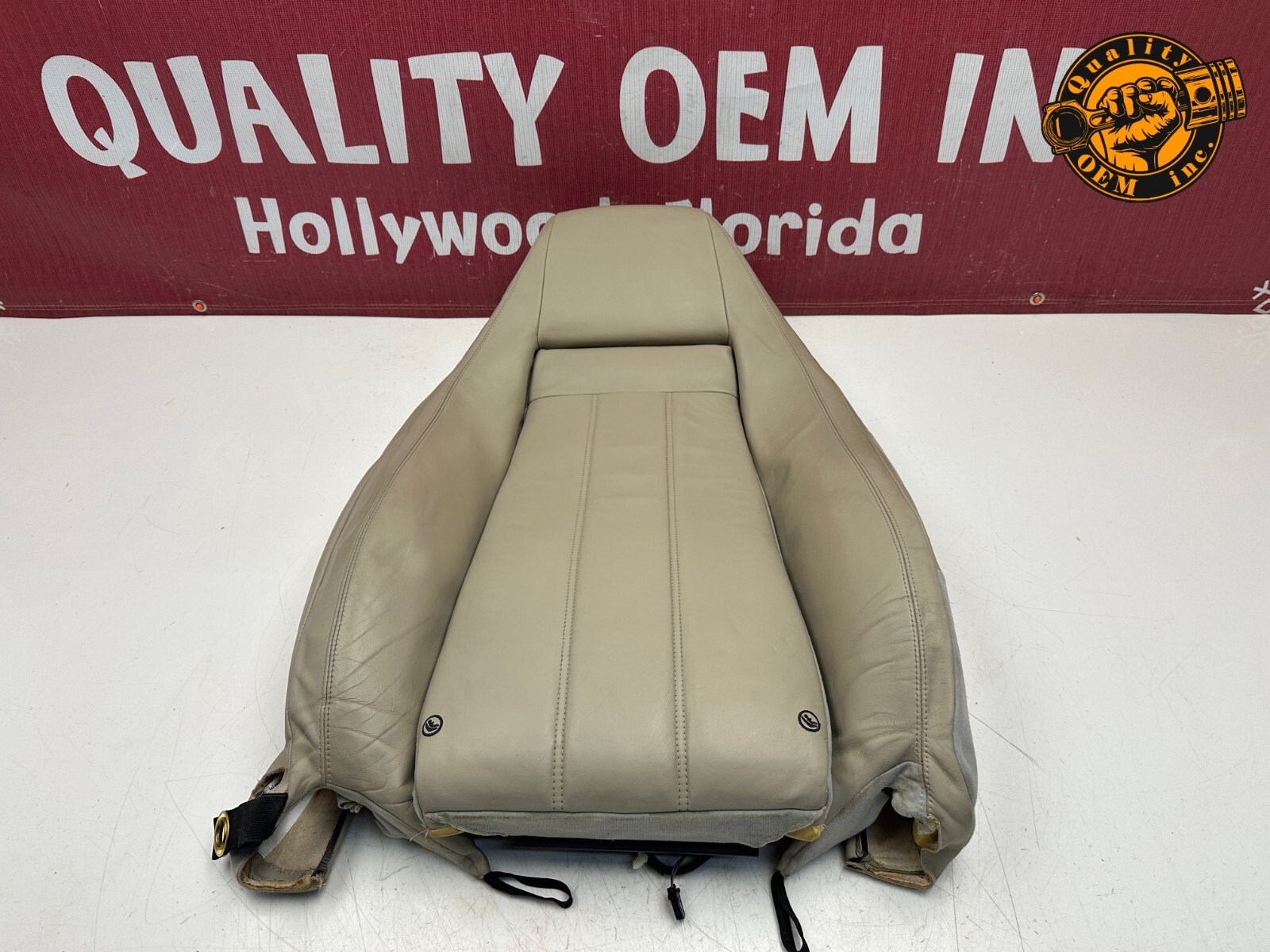 2003-2006 BENTLEY CONTINENTAL GT FRONT RIGHT SEAT UPPER & LOWER CUSHIONS OEM 49k