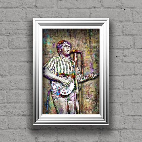 CARL WILSON BEACH BOYS Poster, Beach Boys Tribute Print kostenloser Versand USA - Bild 6 von 8