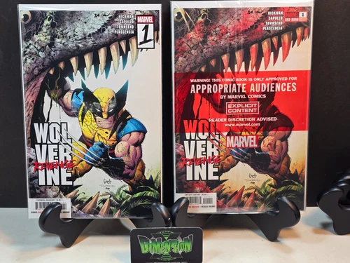 WOLVERINE REVENGE #1 COVER A & RED BAND SET COMIC MARVEL 2024 1ST PRINT NM