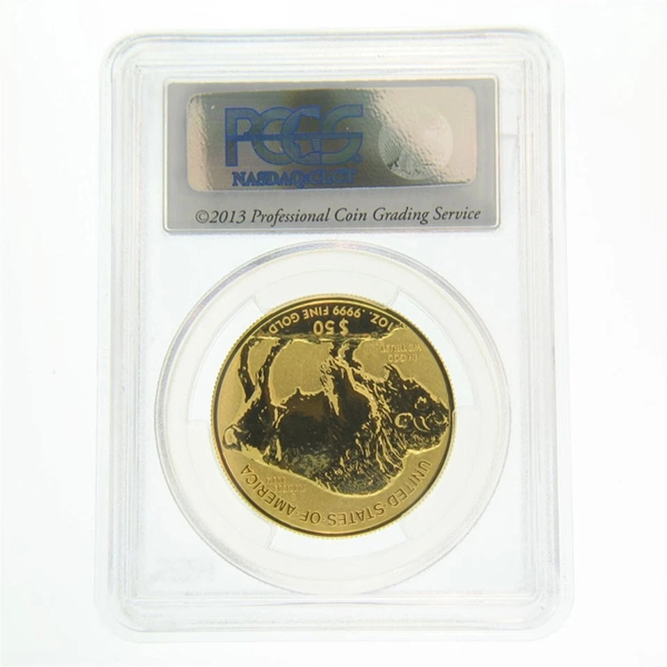 2013-W 1 oz Reverse Proof Gold American Buffalo PCGS PR69 - Image 2 of 2