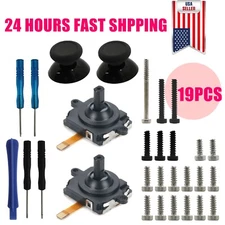 19PCS Internal Screws & Joystick Thumbstick For Oculus Quest 2 Handle Controller