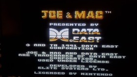 Joe & and Mac 🎮 Nintendo NES Data East Tested Cartridge Only / Retro Gaming