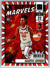 2025 Donruss WNBA Saniya Rivers Rookie Net Marvels #5 Connecticut Sun