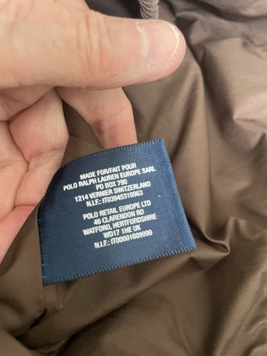 RALPH LAUREN BROWN QUILTED GIRLS JACKET, CORD COLLAR, BELT AGE 7 YRS RETAIL £139 - Picture 17 of 19