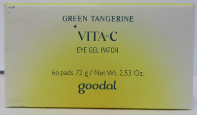 Green Tangerine Vitamin C Eye Patches 60 Sheets   Hydrating Gel Under Eye PATCH