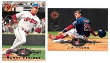 1995 Stadium Club Members Only Virtual Reality - CLEVELAND INDIANS Team Set