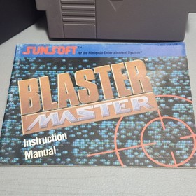 Blaster Master NES 1988 Cartuccia Libro/Manicotto