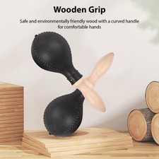 1 Pair 25cm Maracas Sand Hammer Percussion Musical Instruments Plastic Shel AQDT