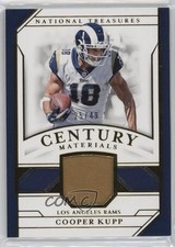 2018 Panini National Treasures Century Materials Prime 25/49 Cooper Kupp 4f5