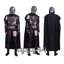 Star Wars The Mandalorian Outfit Costume Halloween Cosplay Helmet Armour Clothes