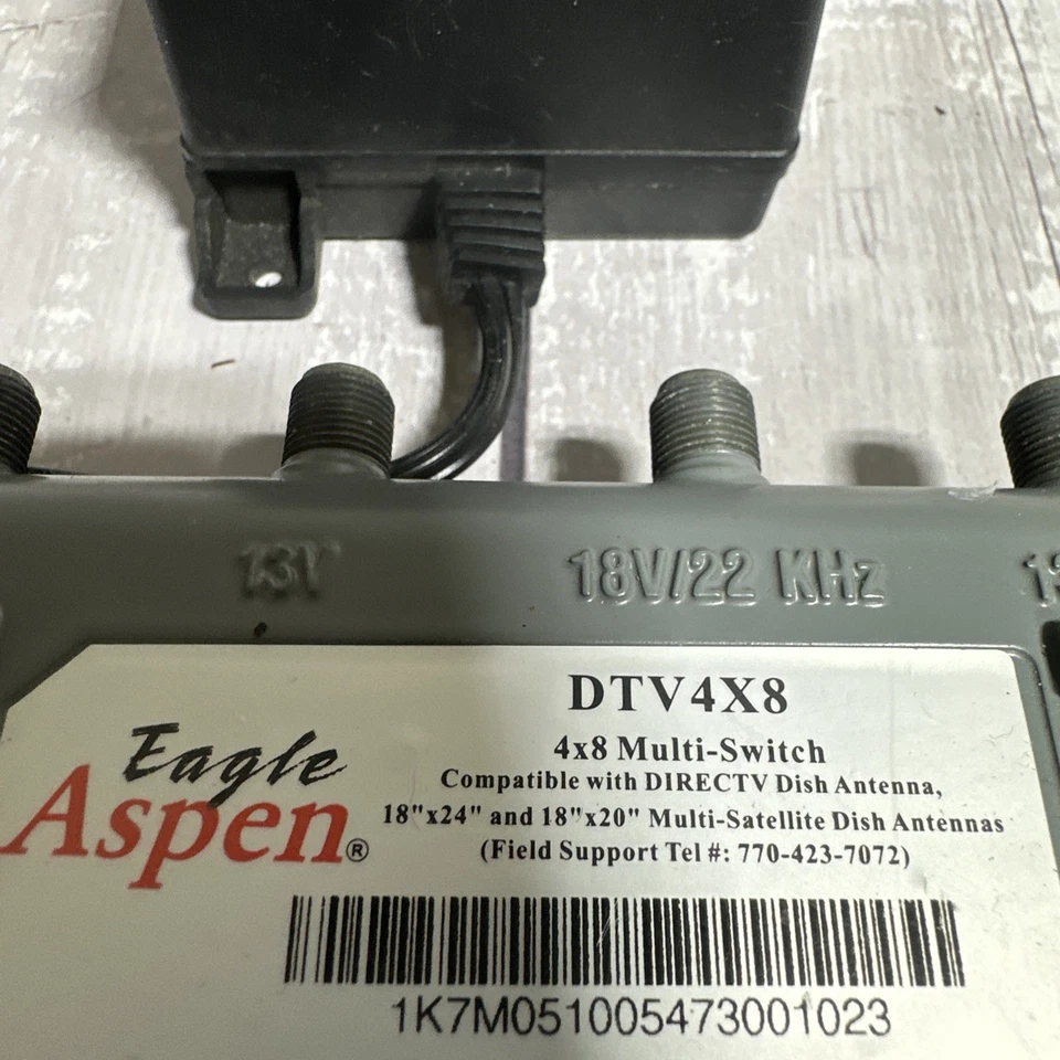Eagle Aspen 4x8 Multi Switch DTV4X8 4 Inports 8 Outports Multi Satellite Dish - Image 2 of 4