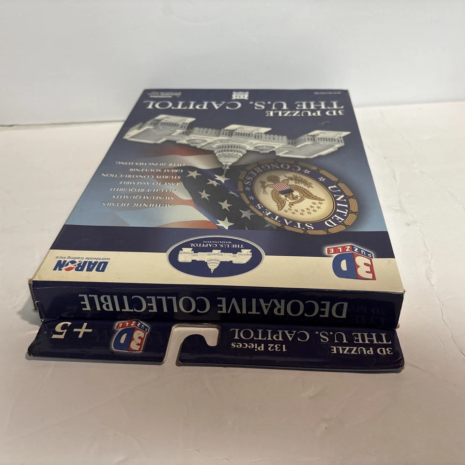 Daron 3D Puzzle THE US CAPITOL 132 Pieces Item No. CF074H New - Image 4 of 4