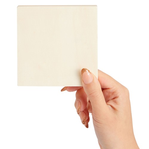 4x4 Small Wood Canvas Panel Boards for Painting Crafts, 6 Pack - Picture 6 of 10
