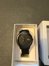 Lacoste 12.12 Armbanduhr Unisex Armbanduhr Schwarz Neu OVP Silikonarmband
