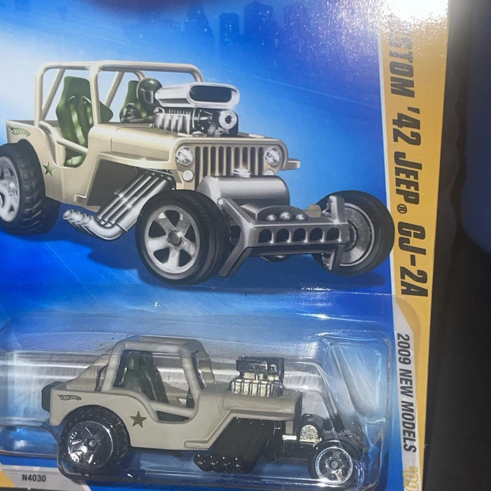 Jeep CJ-2A Hot Wheels 2009 nuevos modelos personalizados '42 Foto 3 de 4