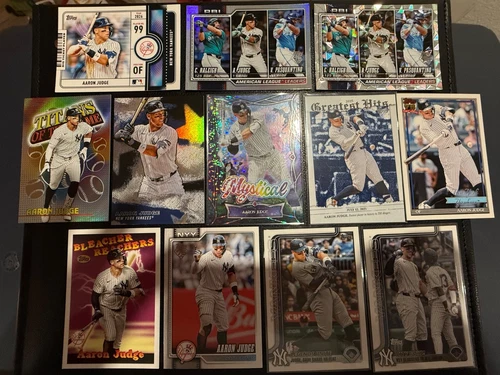 Aaron Judge 2026 Topps Series 1 Card LOT (12) Inserts + Parallel + Base + Team