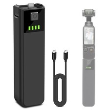 Pocket 3 Battery Handle Compatible for DJI Osmo Pocket 3 Camera, 5000mAh Port...